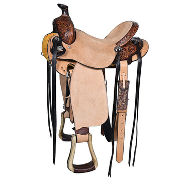 Western Horse Saddle Leather Ranch Roping Cowboy Hilason